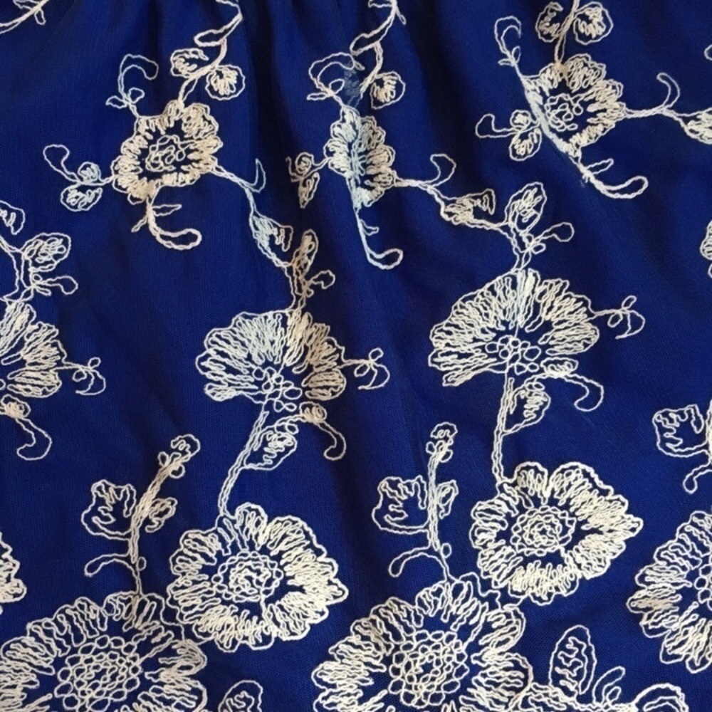 LOVERS+FRIENDS Life’s a beach floral blue top S - Picture 4 of 9
